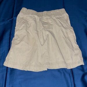 Beige Casual Shorts